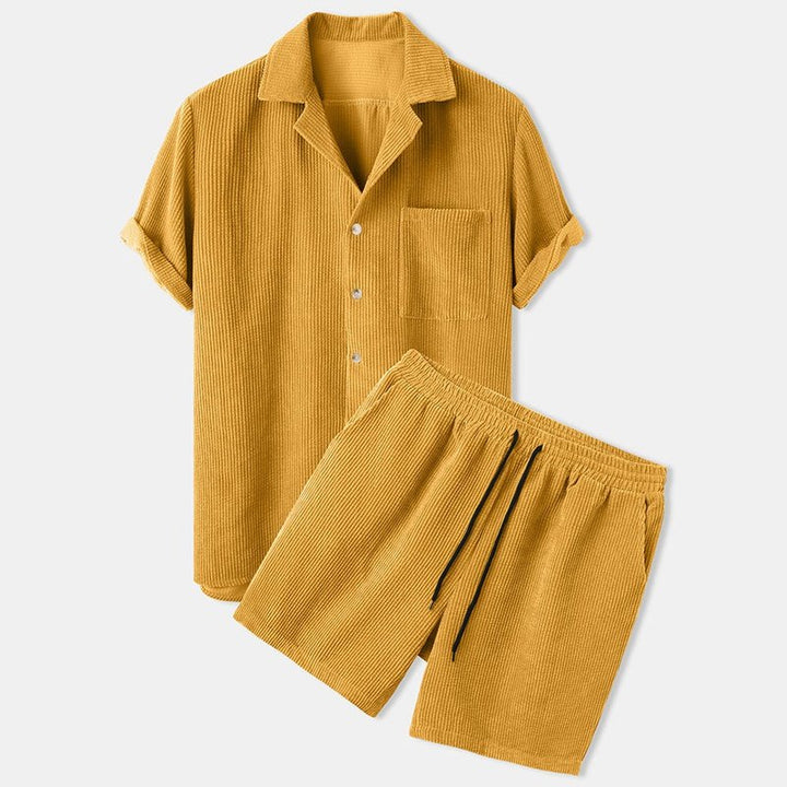 Corduroy Short Sleeved Shirt
