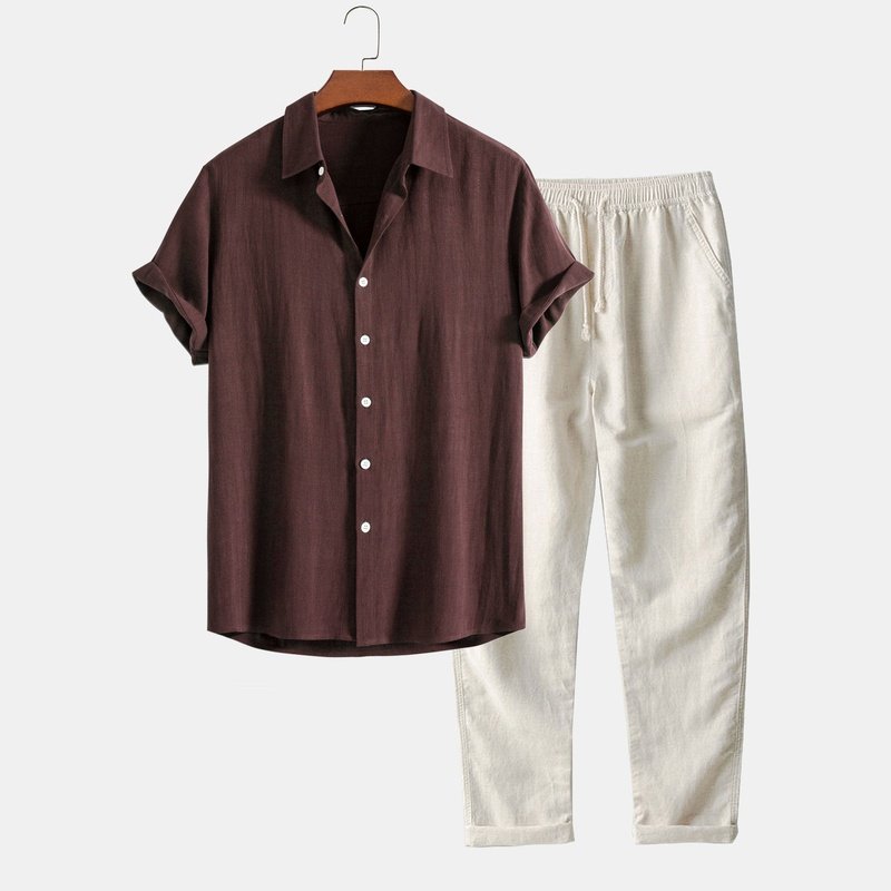 Linen Rayon Shirt And Pants