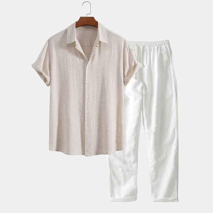 Linen Rayon Shirt And Pants