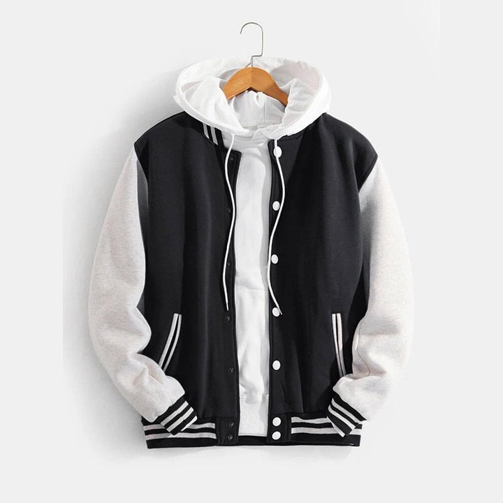 Contrast Baseball Jacket