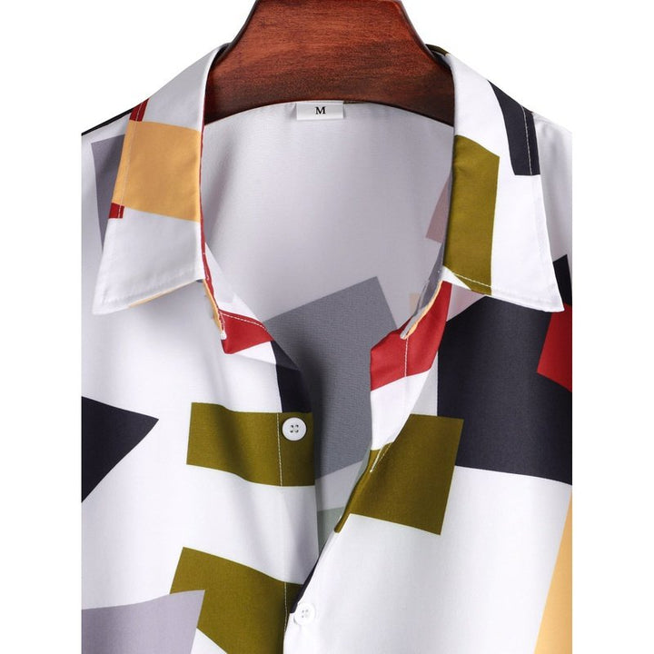 Geometric Print Shirt