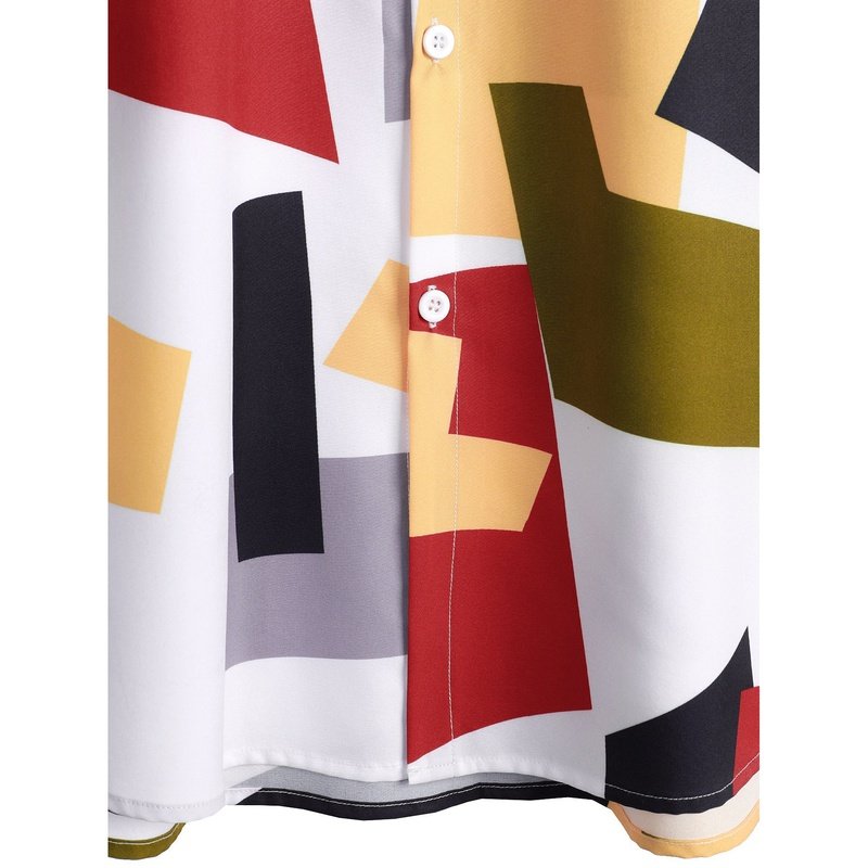 Geometric Print Shirt