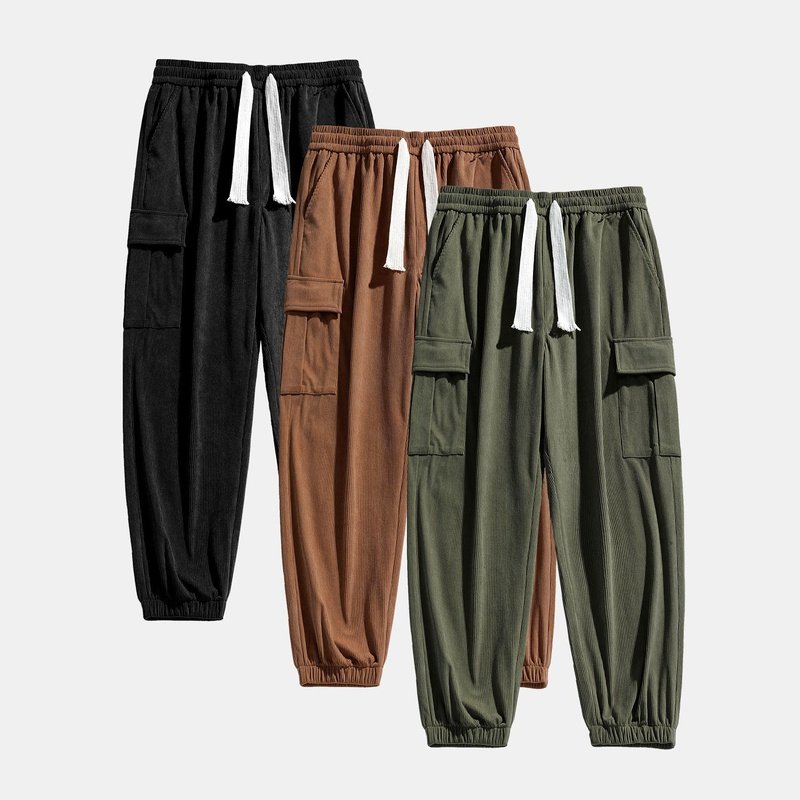 Drawstring Cargo Joggers