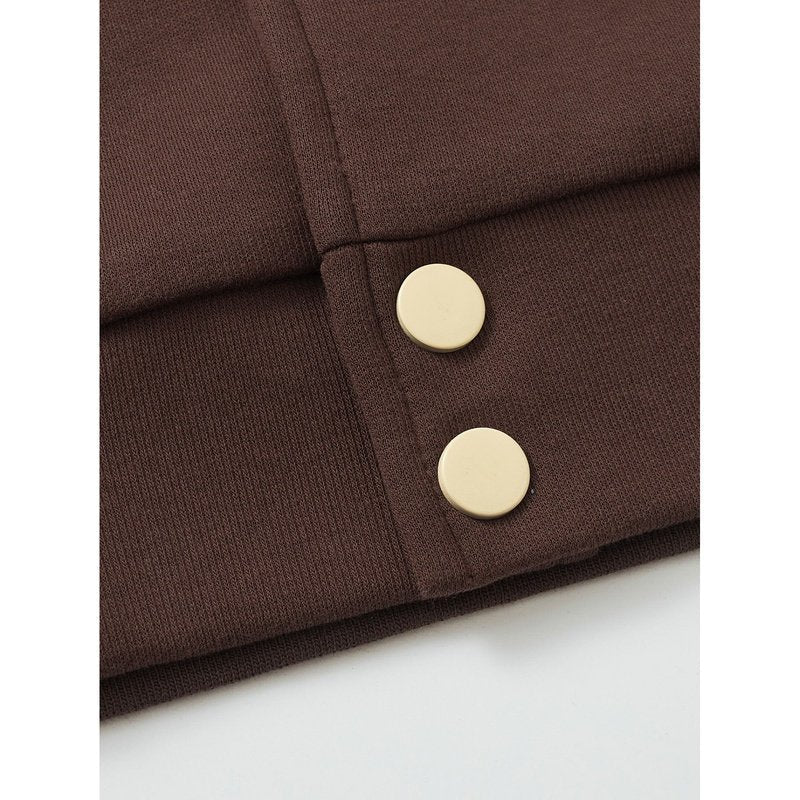 Jersey Contrast Preppy Jacket