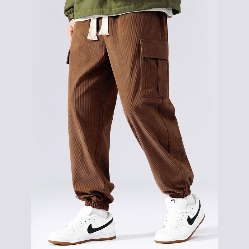 Drawstring Cargo Joggers