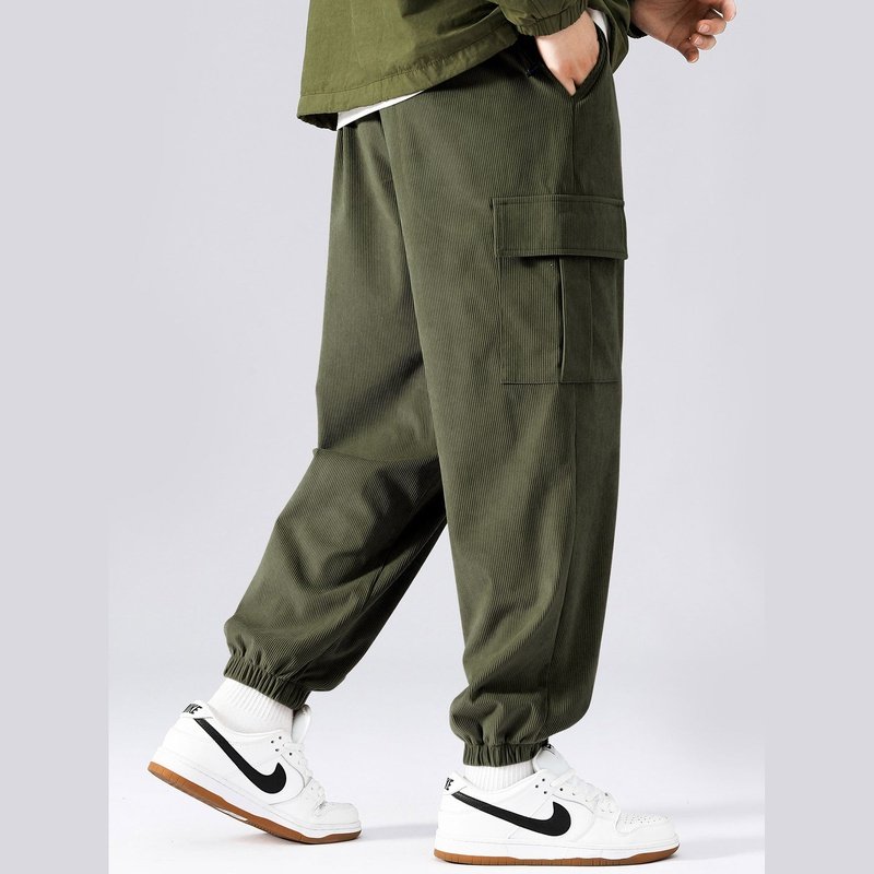 Drawstring Cargo Joggers