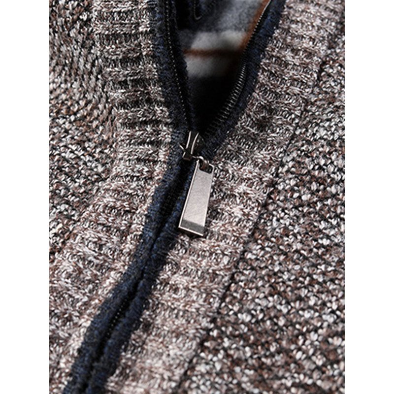 Man Zip Up Sweater