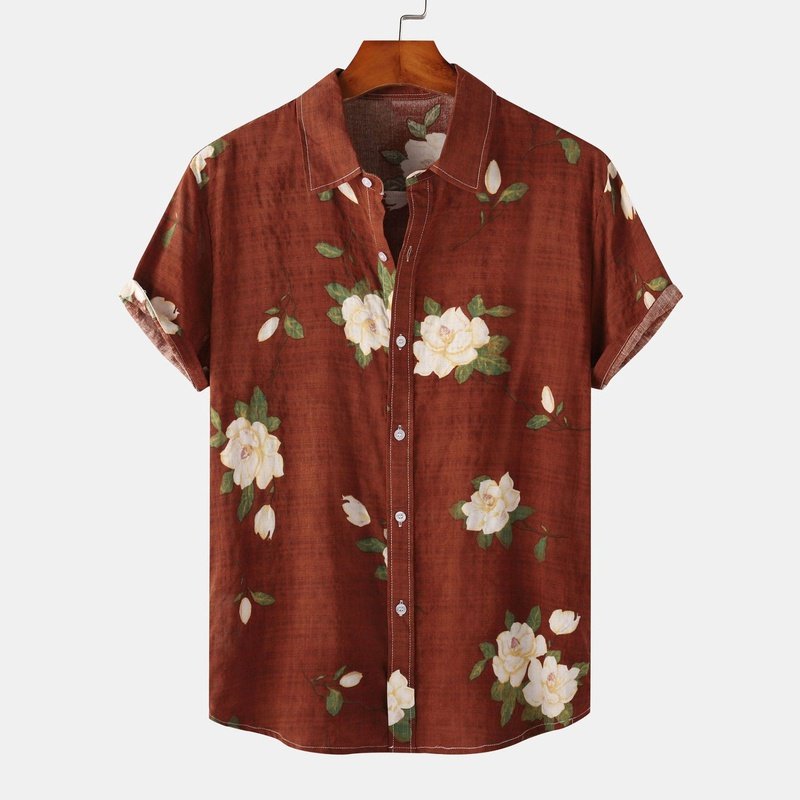 Floral Print Button Up Shirt