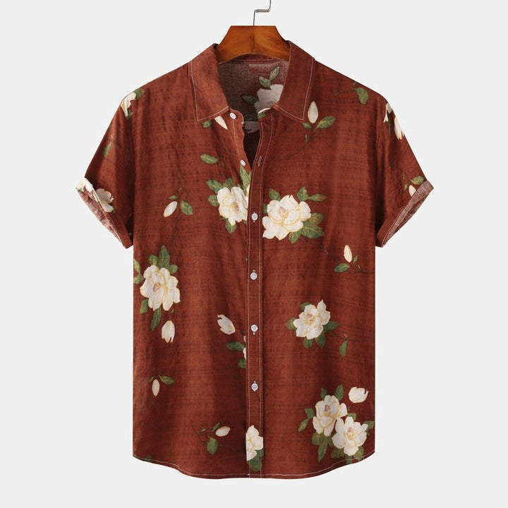 Floral Print Button Up Shirt