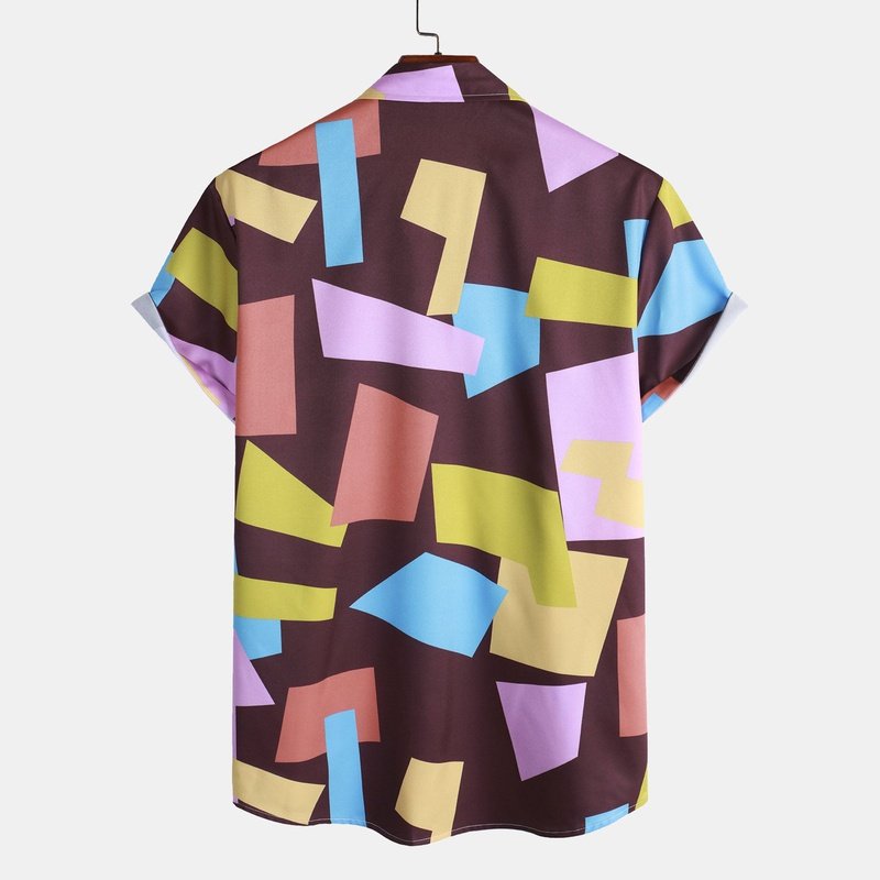 Geometric Print Shirt