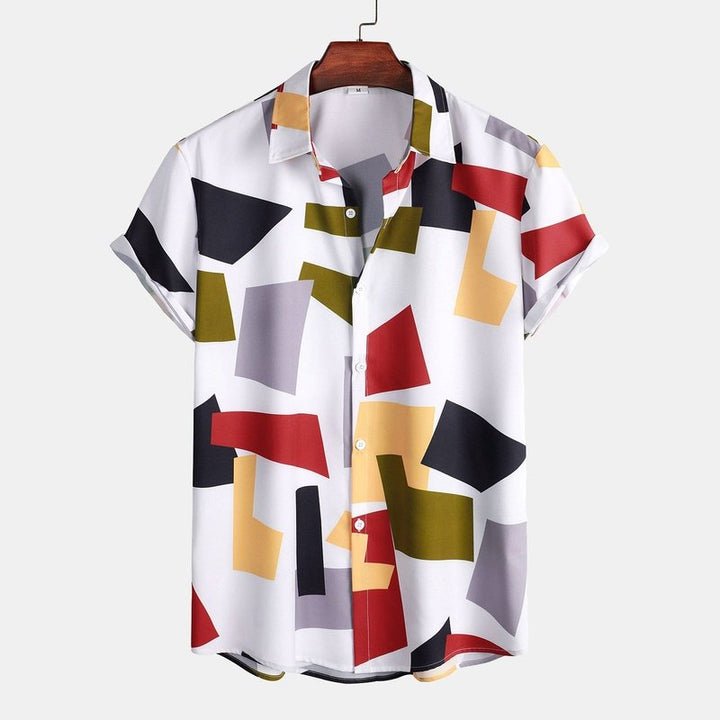 Geometric Print Shirt