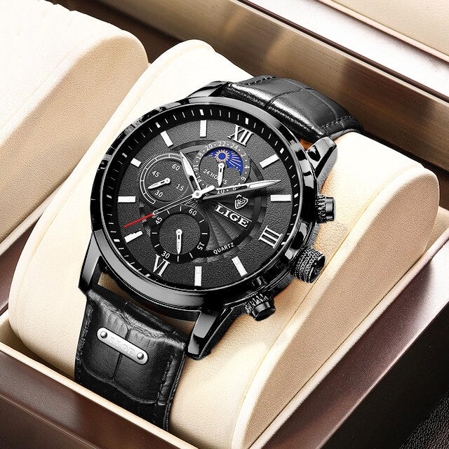 LIGE Classic Sports Watch
