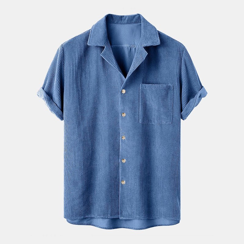 Corduroy Short Sleeved Shirt