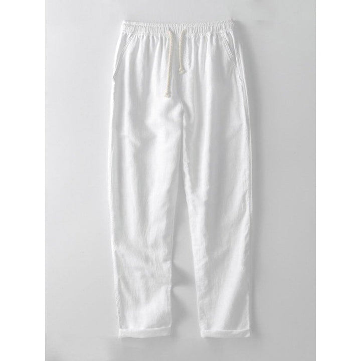 Straight Leg Linen Pants