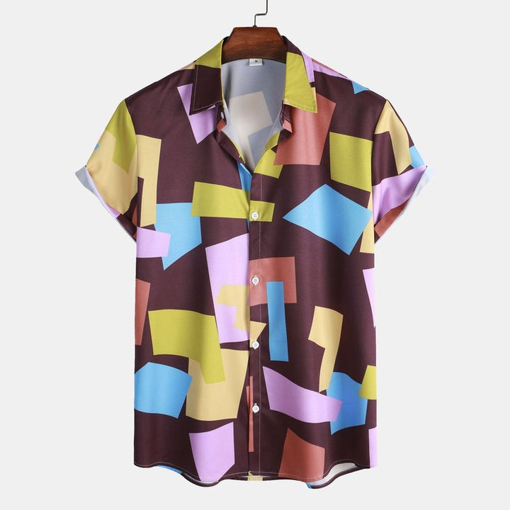 Geometric Print Shirt