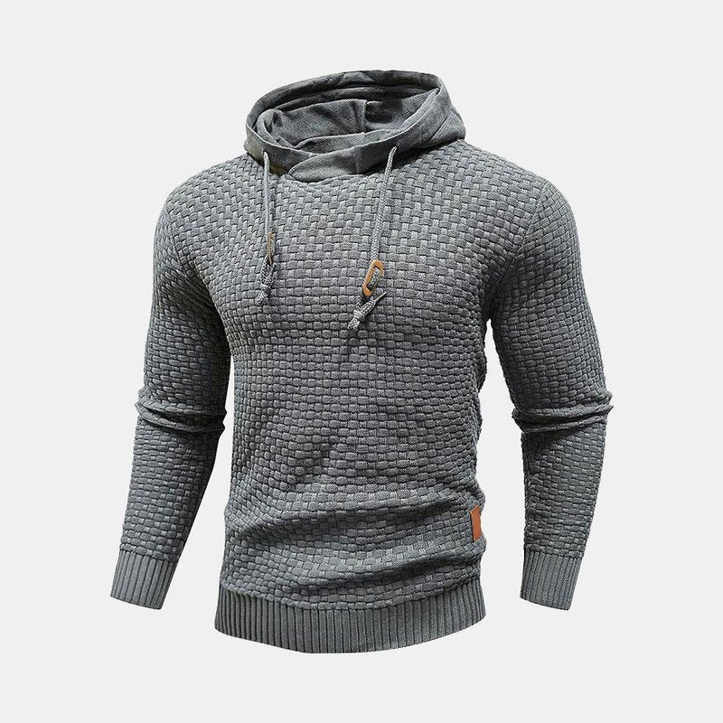 Knit Hooded Sweater