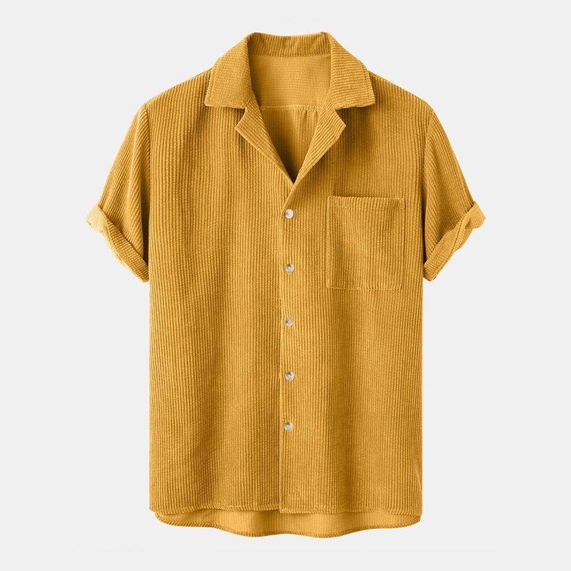 Corduroy Short Sleeved Shirt