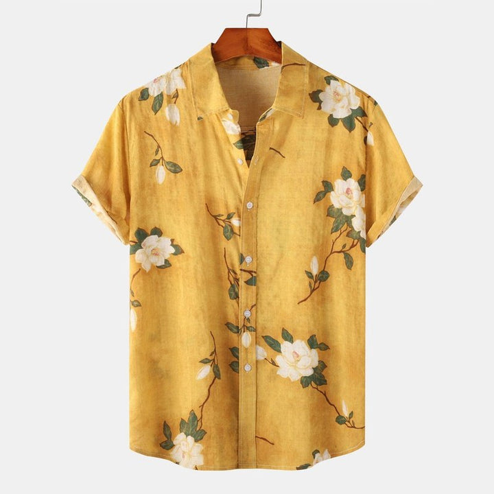 Floral Print Button Up Shirt