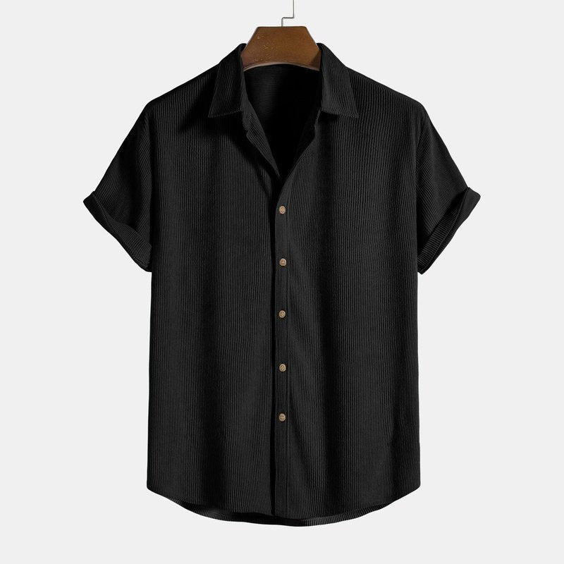 Corduroy Shirt And Shorts