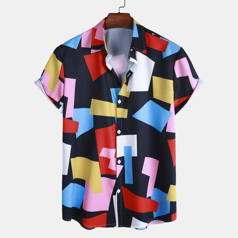 Geometric Print Shirt
