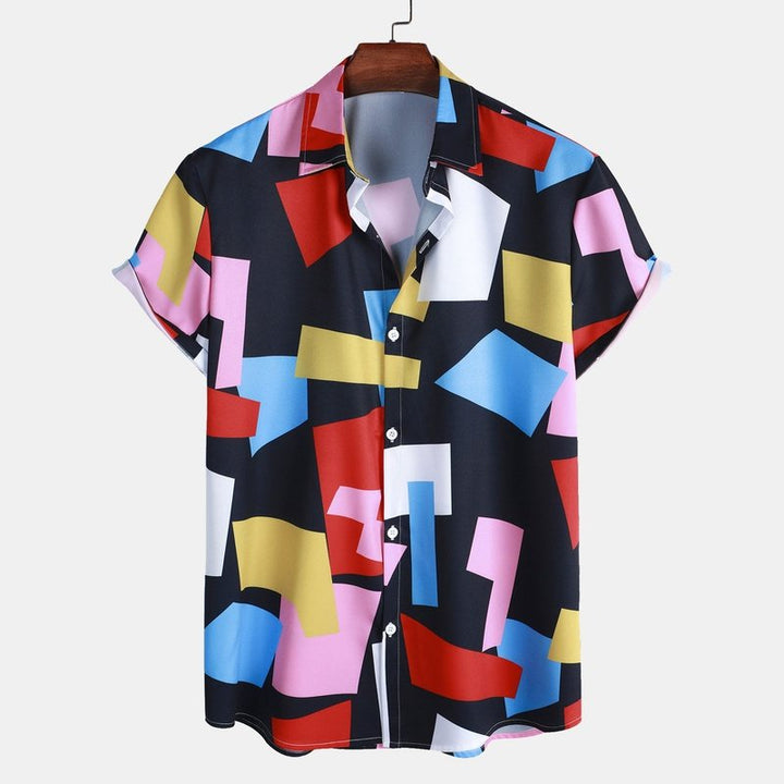Geometric Print Shirt