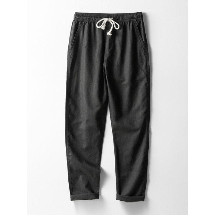 Straight Leg Linen Pants