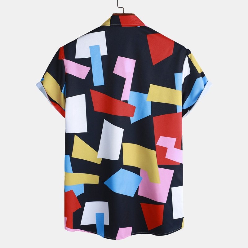 Geometric Print Shirt