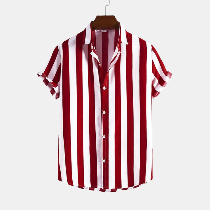 Wide Stripes Cotton Shirts