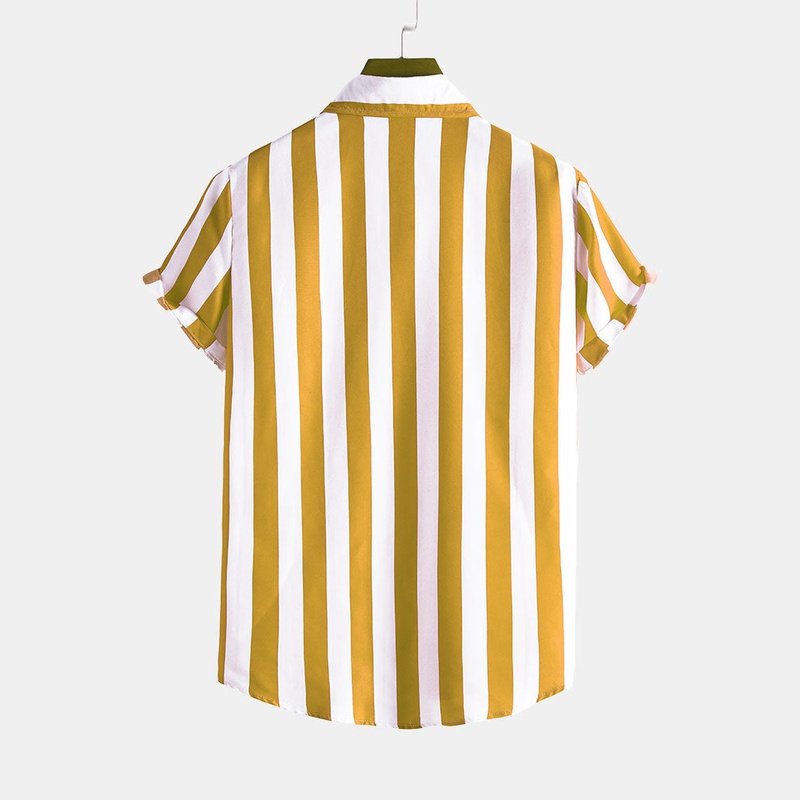 Wide Stripes Cotton Shirts