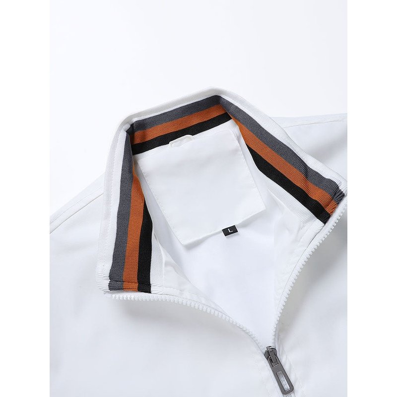 Zip Through Harrington Jacket