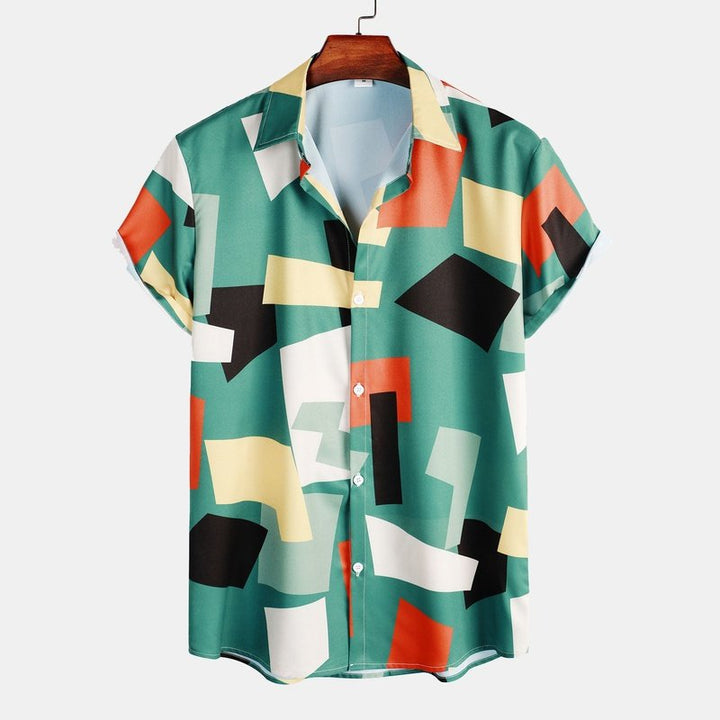 Geometric Print Shirt
