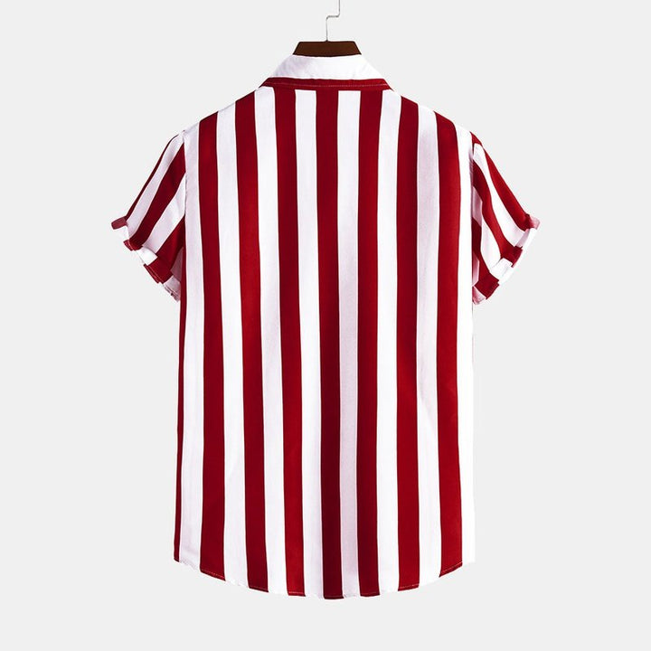 Wide Stripes Cotton Shirts