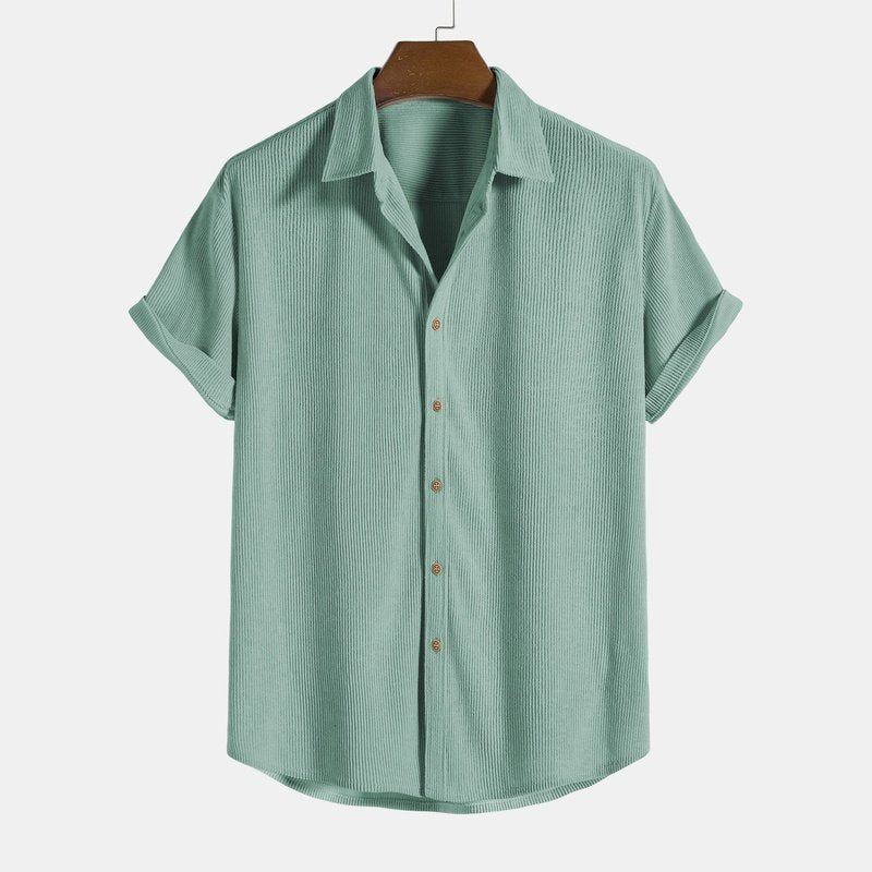 Corduroy Shirt And Shorts