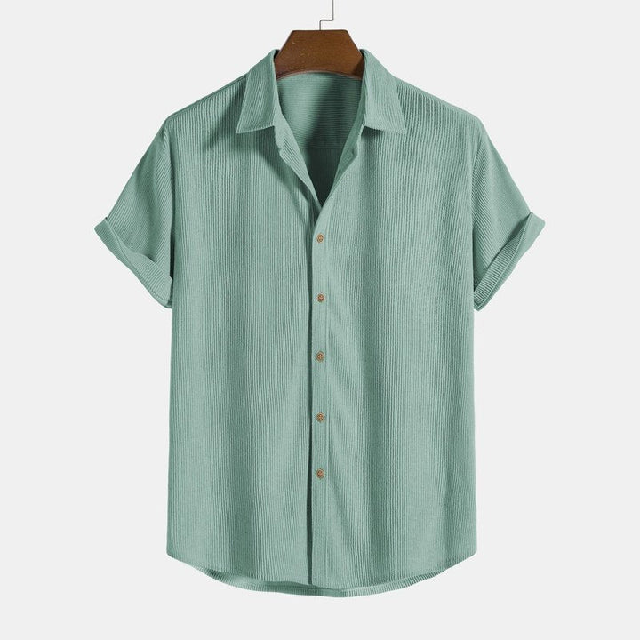Corduroy Shirt And Shorts