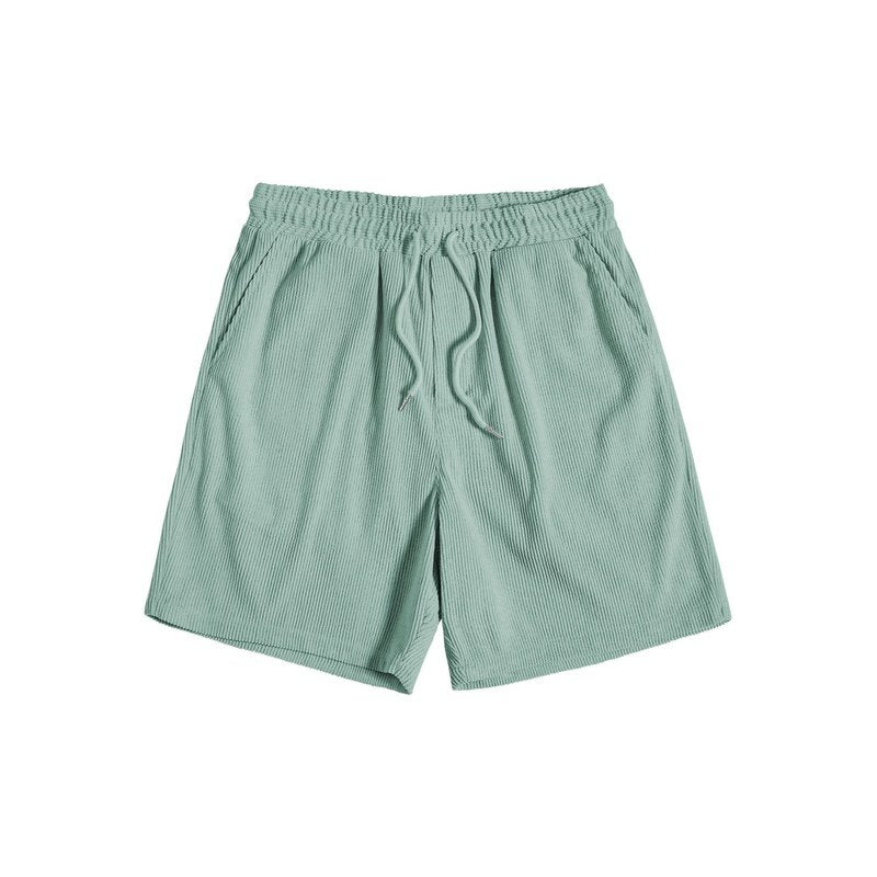 Corduroy Drawstring Shorts