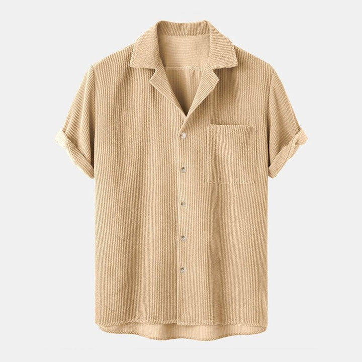 Corduroy Short Sleeved Shirt