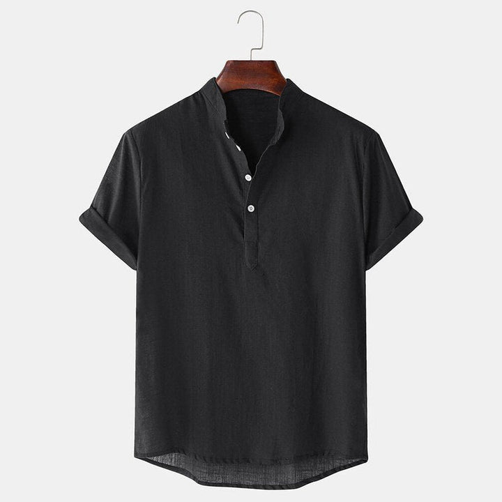Smiley Print Button Up Shirt