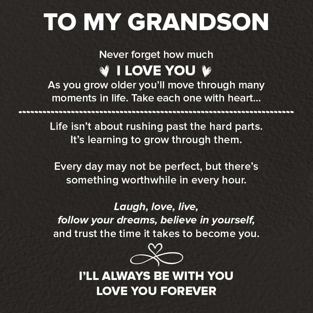 To My Grandson (