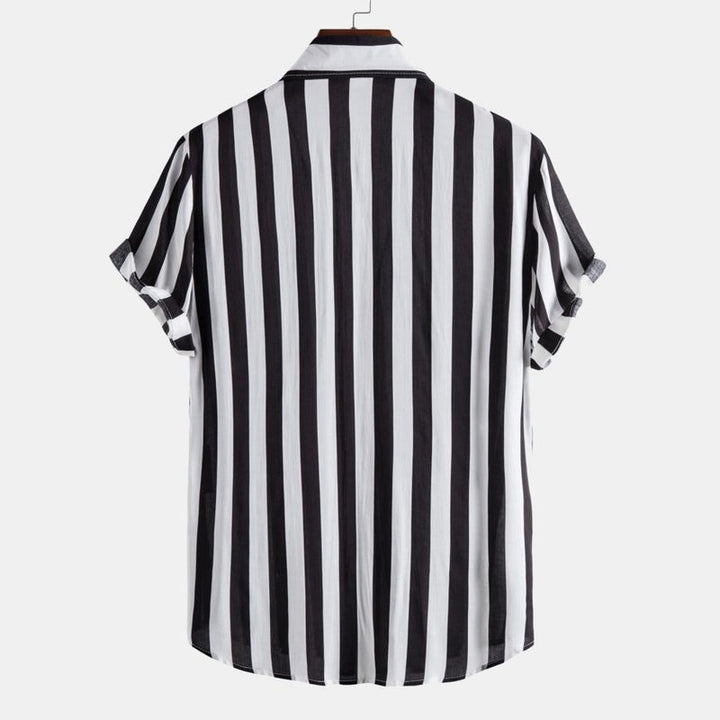 Wide Stripes Cotton Shirts
