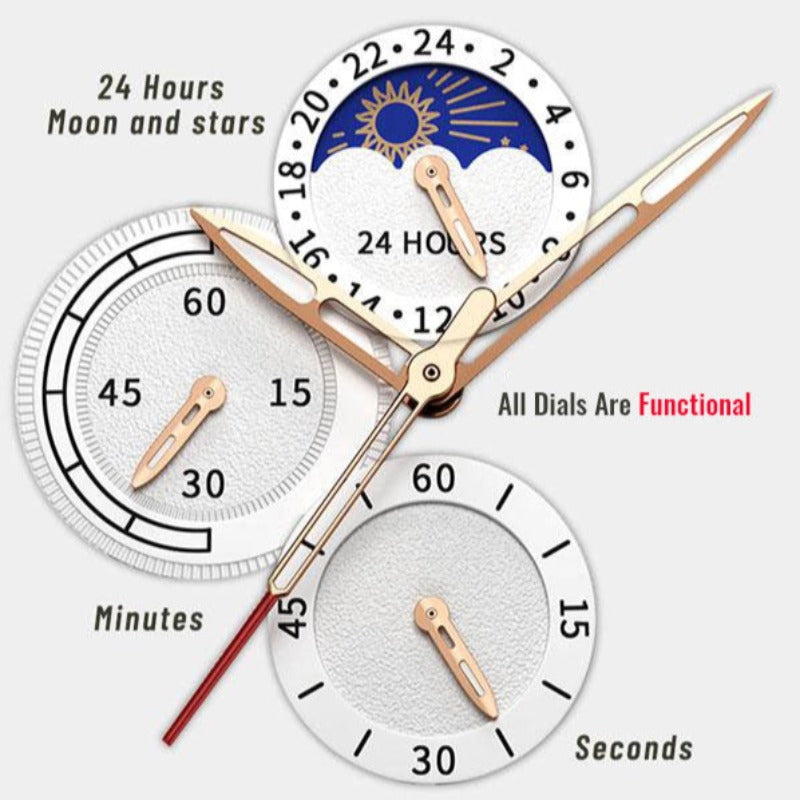 LIGE Classic Sports Watch