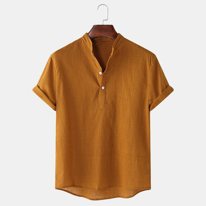 Smiley Print Button Up Shirt