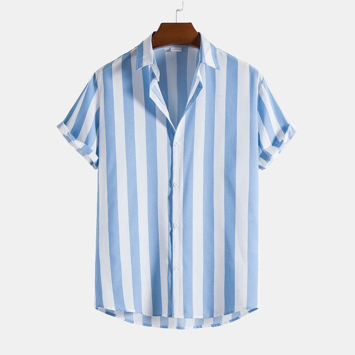 Wide Stripes Cotton Shirts