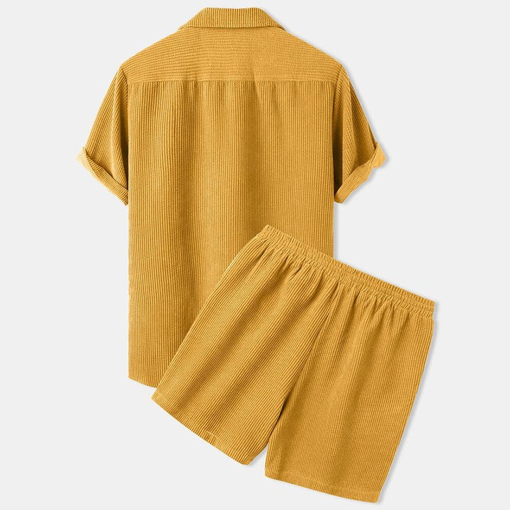 Corduroy Short Sleeved Shirt