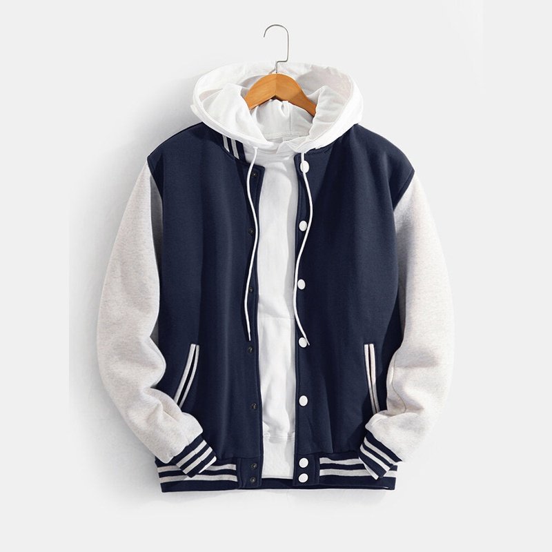 Contrast Baseball Jacket