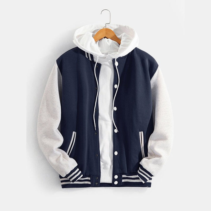 Contrast Baseball Jacket