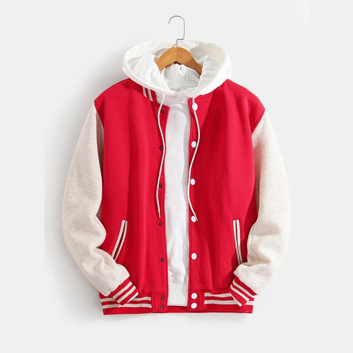 Contrast Baseball Jacket