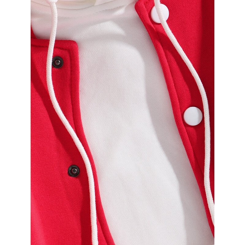 Contrast Baseball Jacket