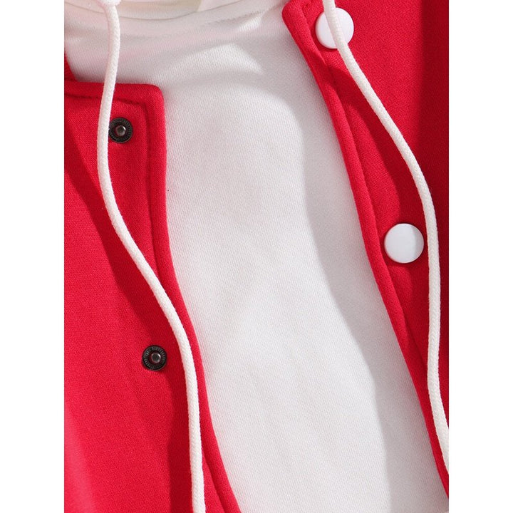 Contrast Baseball Jacket