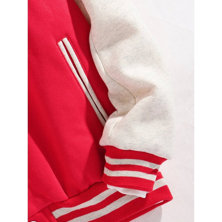 Contrast Baseball Jacket