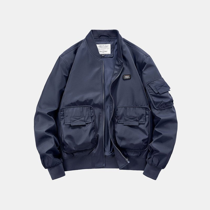 Multi Pockets Bomber Jacket